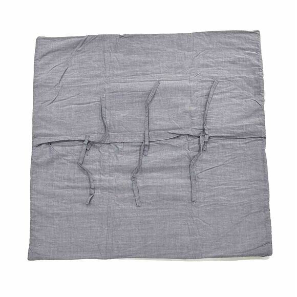 Pottery Barn Kids Euro Pillow Sham Quilted Patchwork Red Squares Size 26 X 26 - Picture 3 of 4